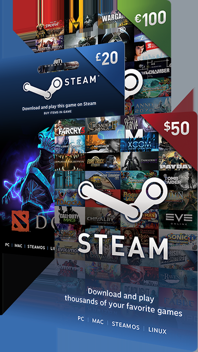 Steam钱包充值码